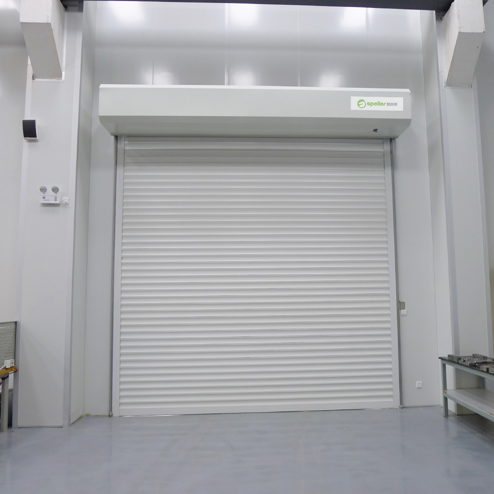 宁波工业设备企业存储室铝合金卷帘门项目